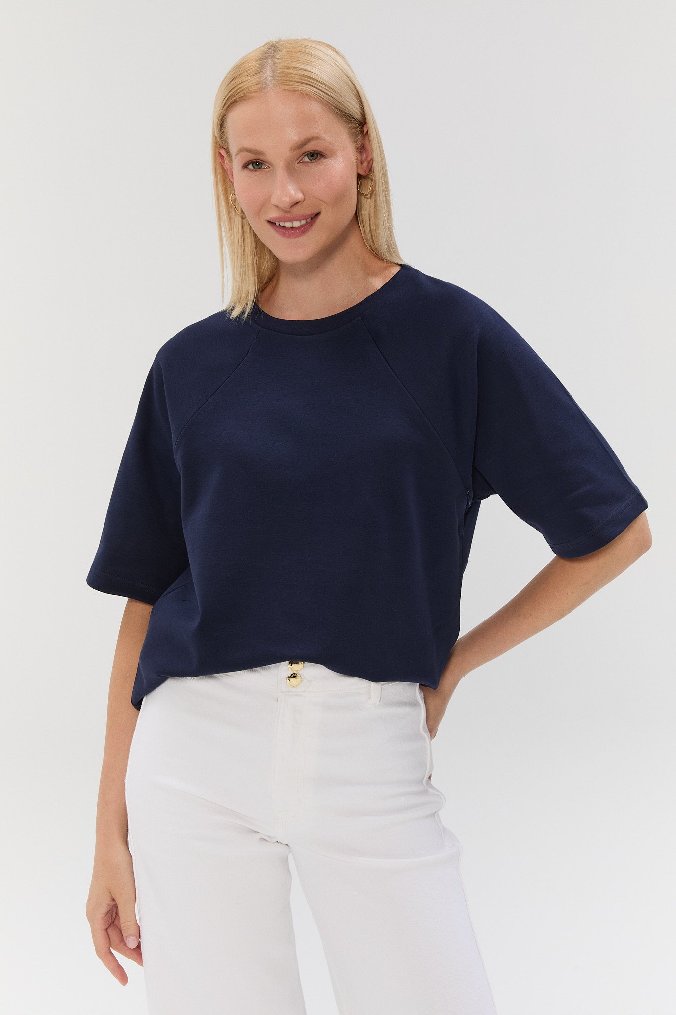 LOFT TSHIRT - Lacivert