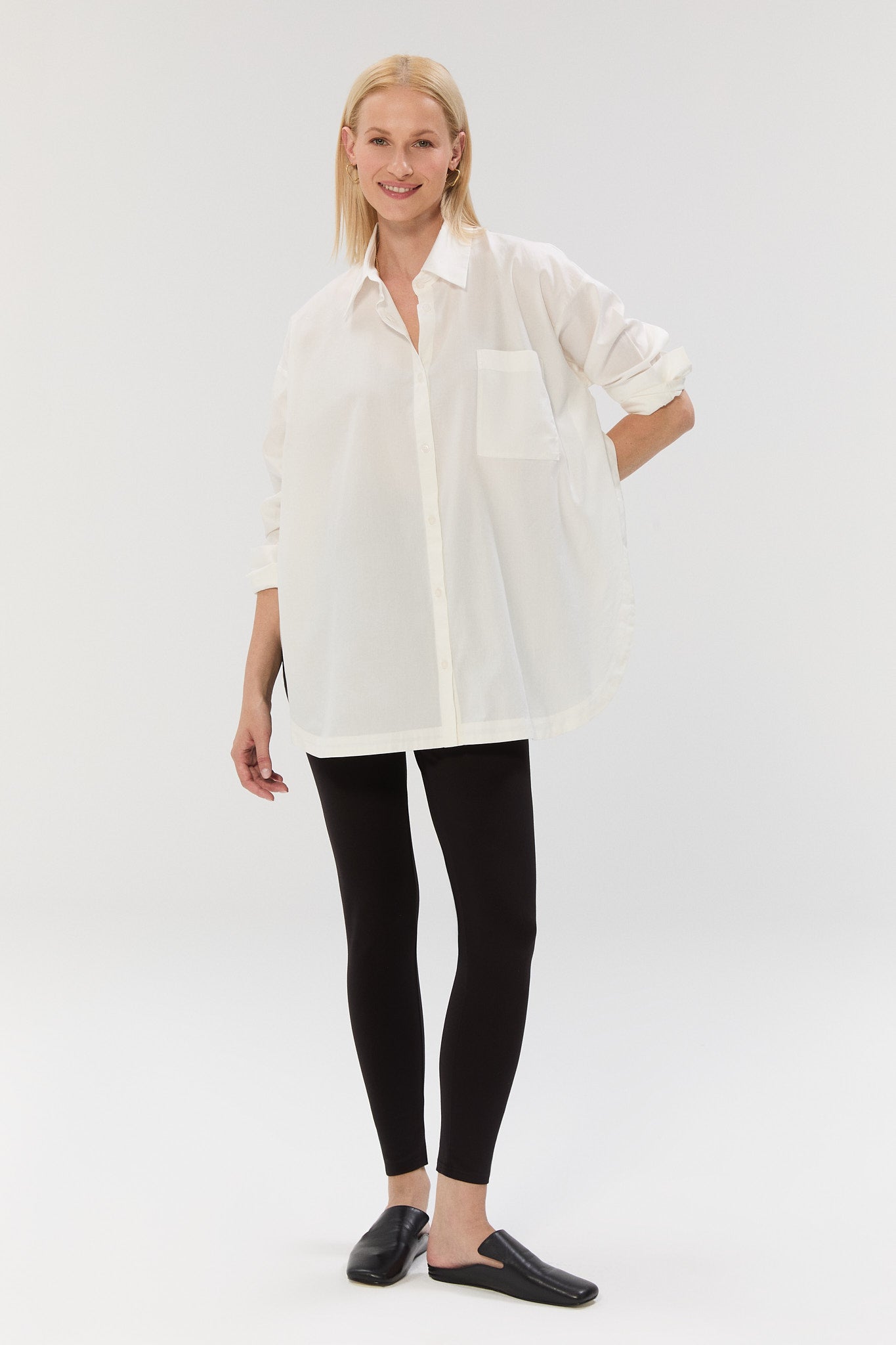 EASE OVERSIZE Gömlek - Beyaz