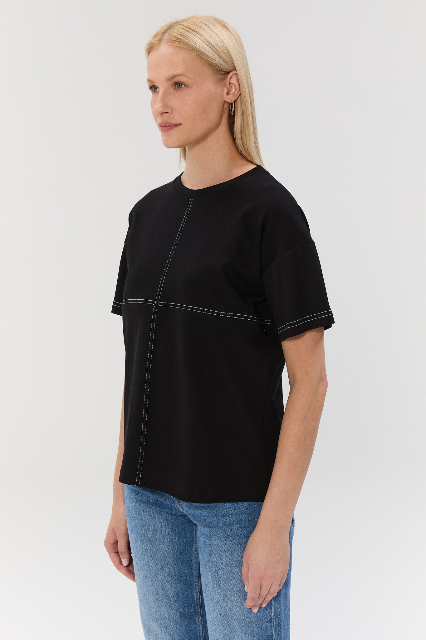 FRAMEWORK TSHIRT - Siyah/Beyaz