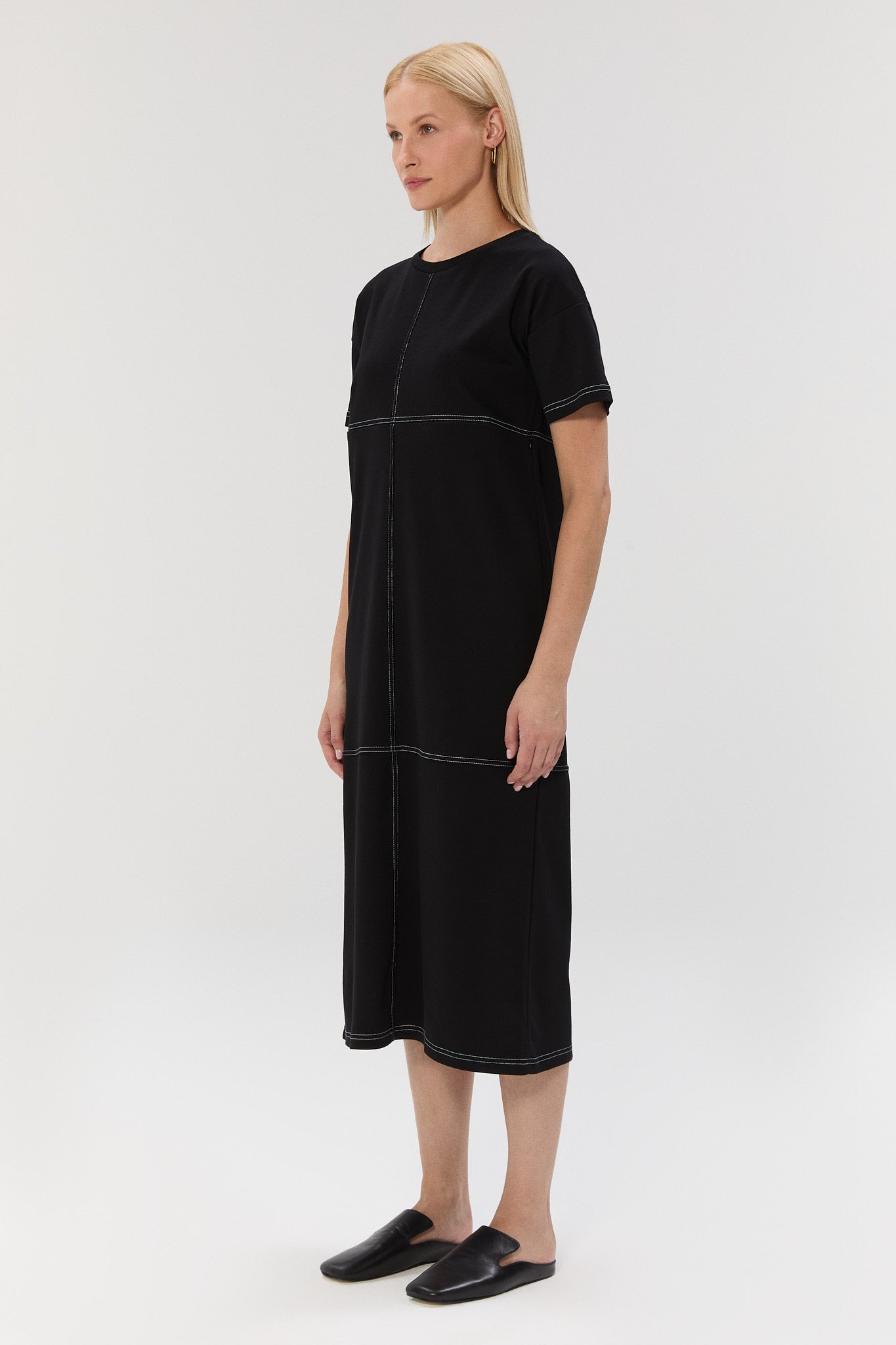 FRAMEWORK Elbise - Siyah/Beyaz