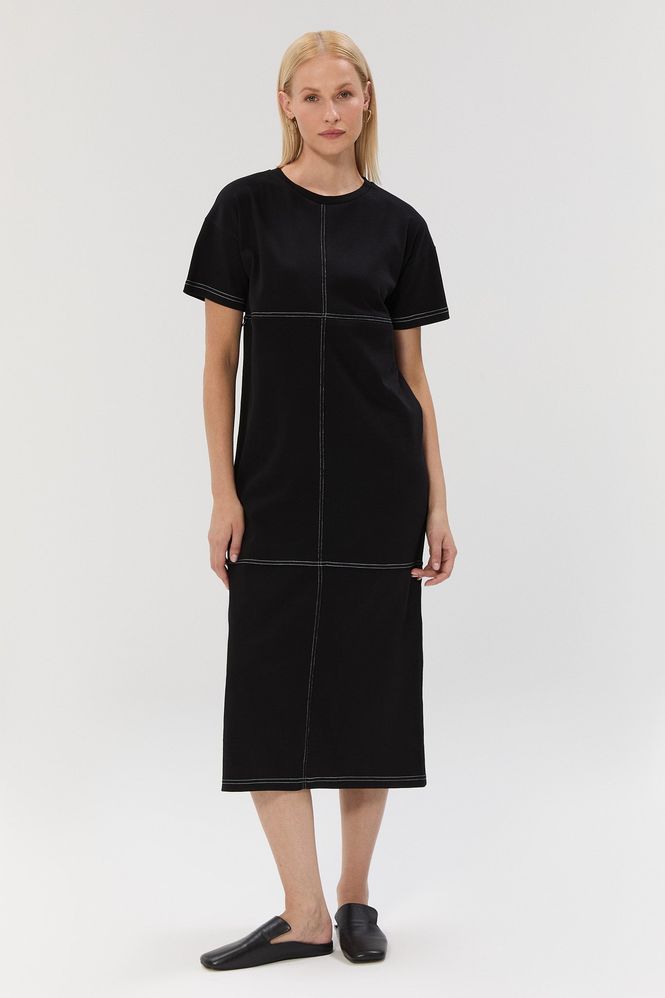 Framework Dress - Black/White
