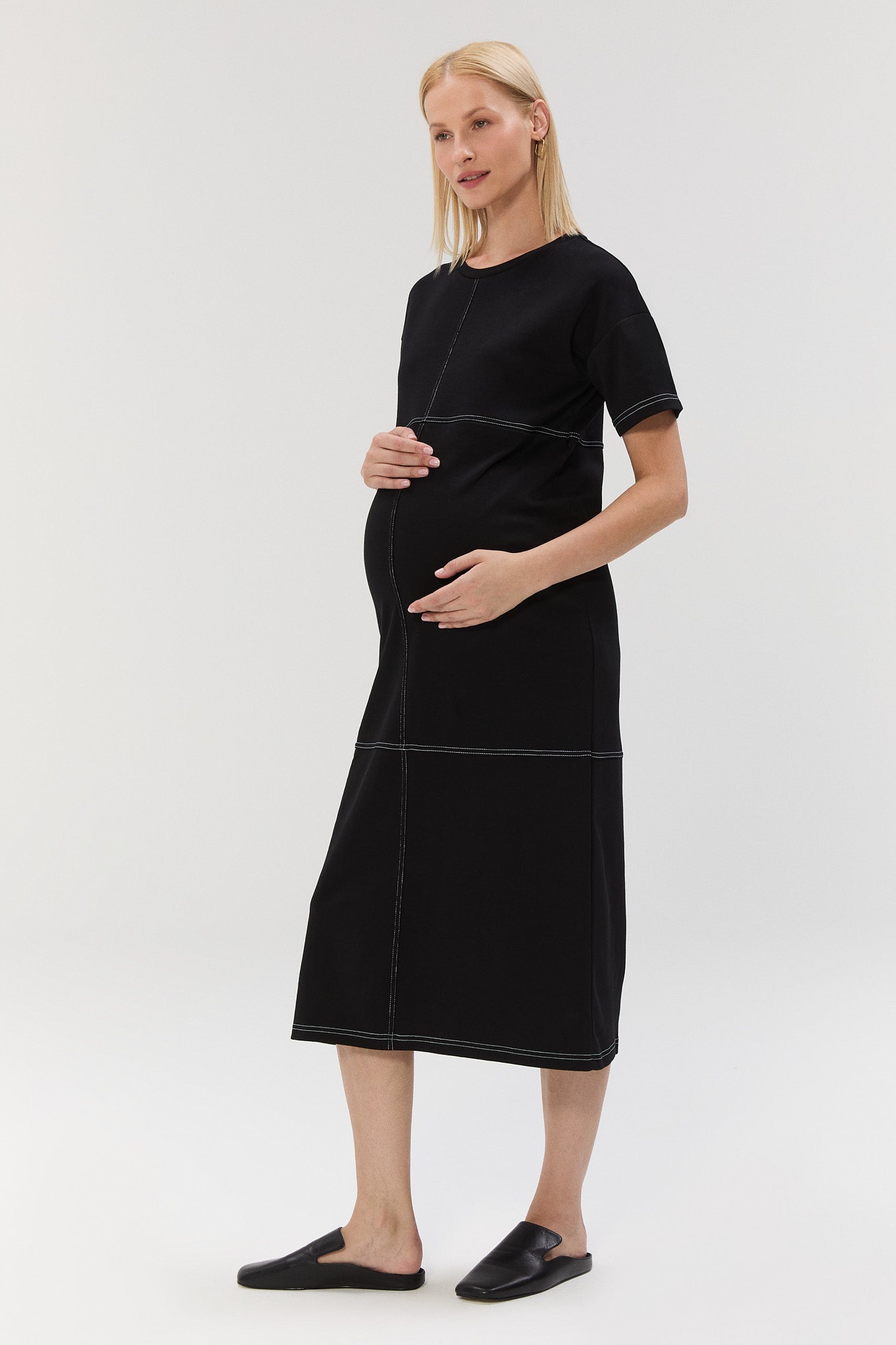 Framework Dress - Black/White