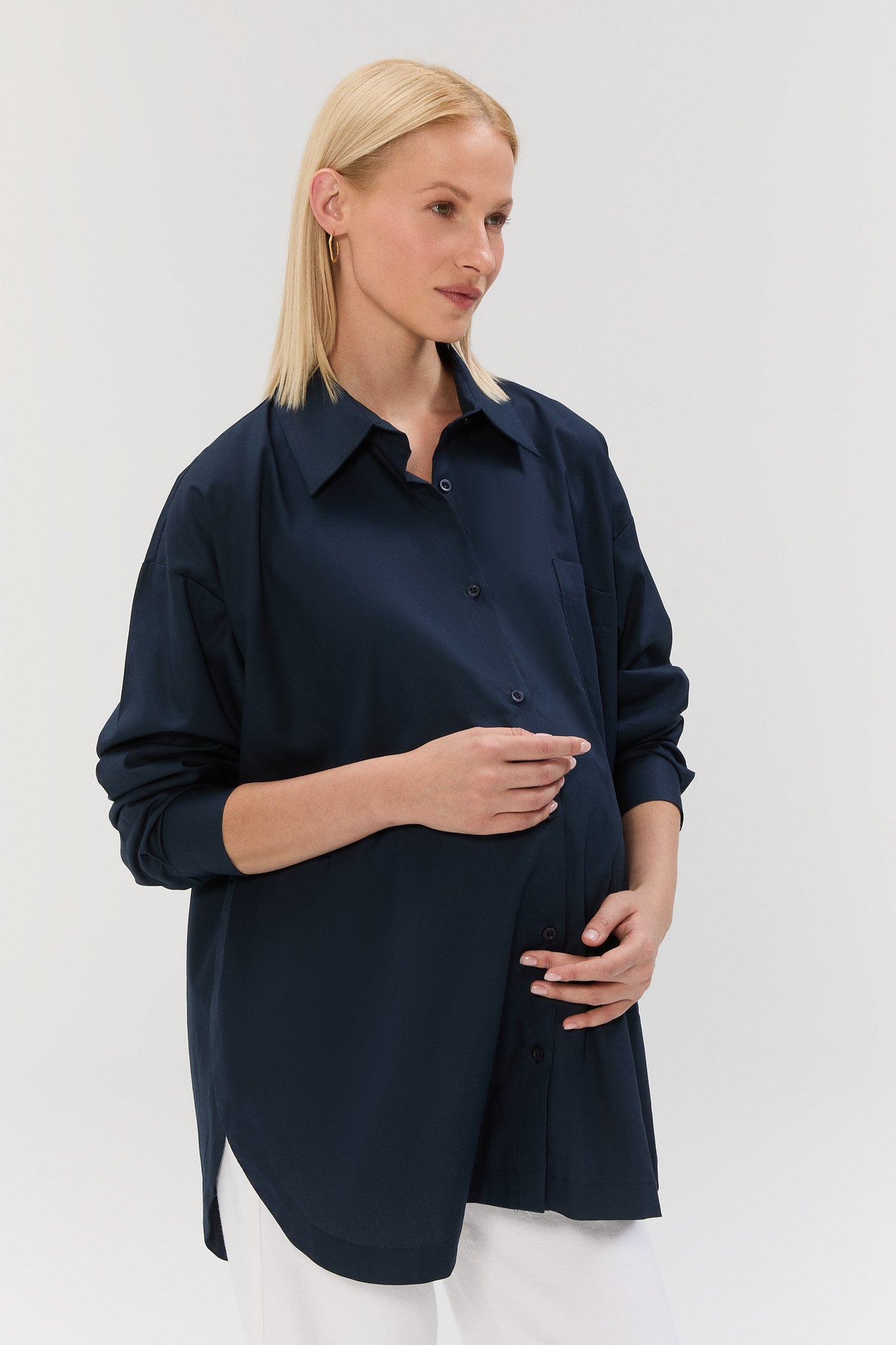 EASE OVERSIZE Gömlek - Lacivert
