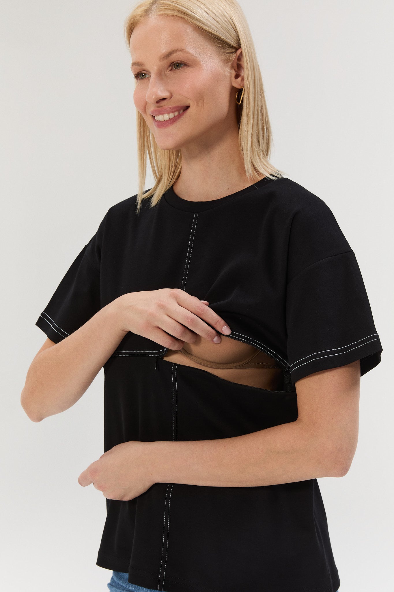 FRAMEWORK TSHIRT - Siyah/Beyaz