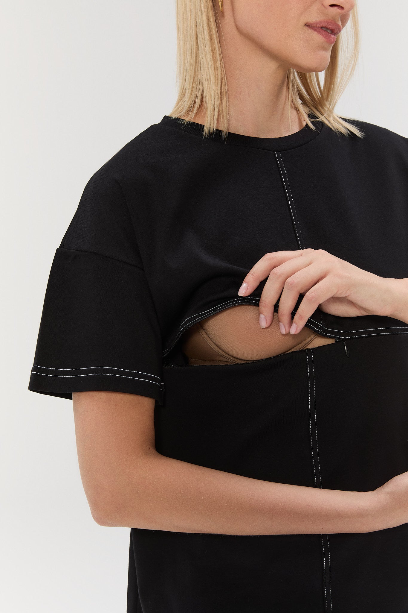 FRAMEWORK TSHIRT - Siyah/Beyaz